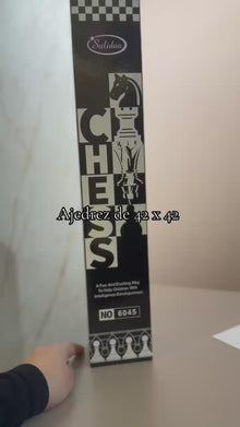 Tablero Ajedrez Profesional 42x42cm Enrollable Chess