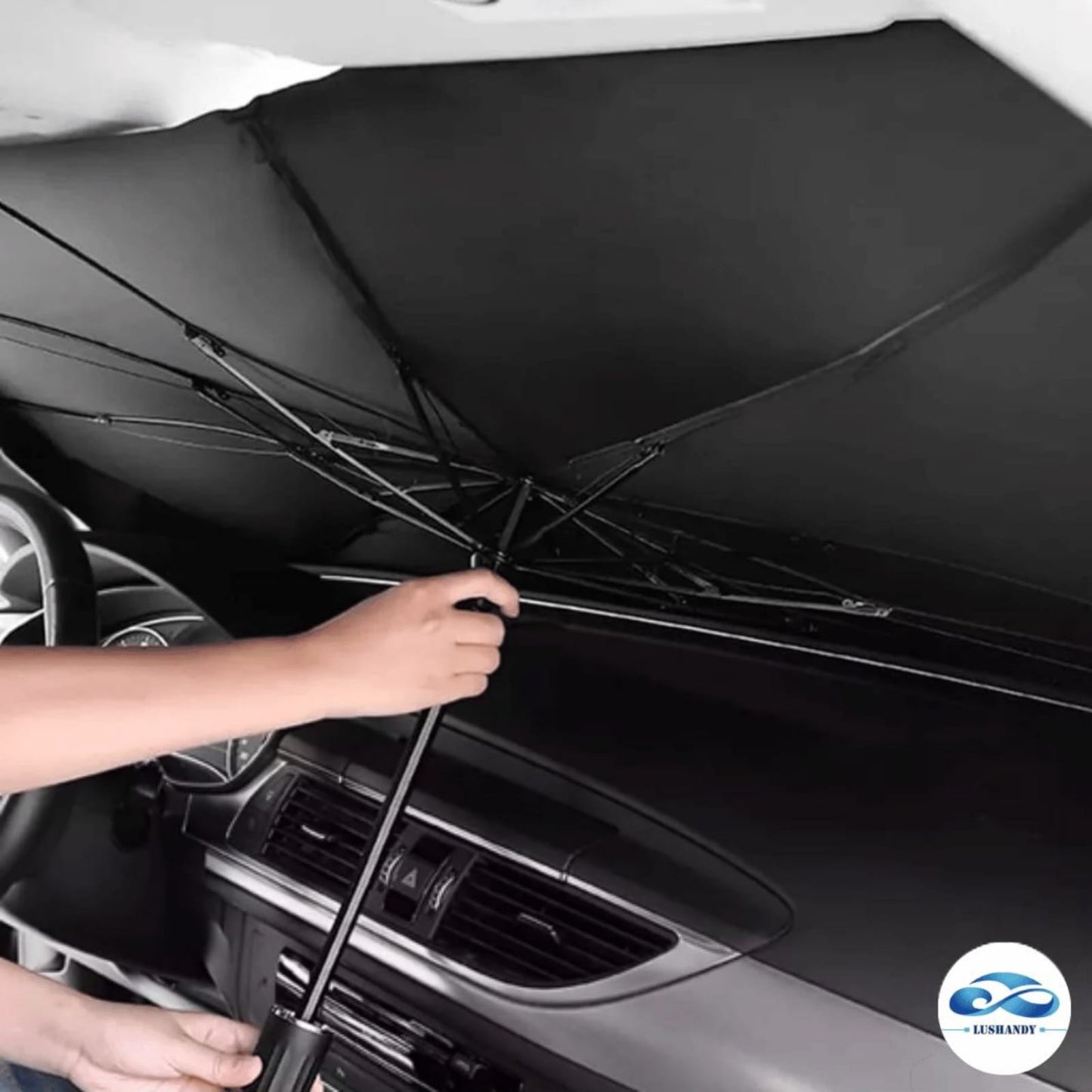 Quitasol Parasol De Auto Tipo Sombrilla Cubre Sol 80x145