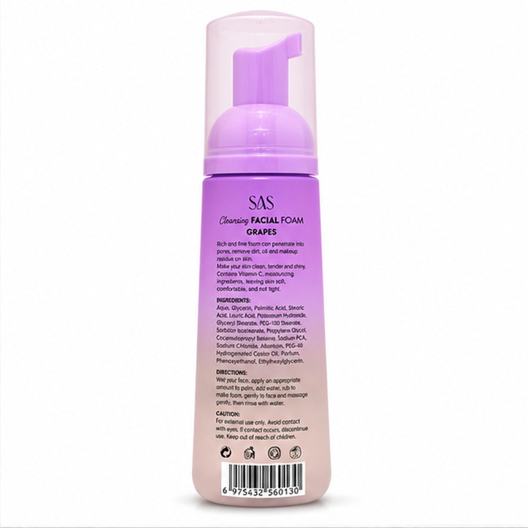 Limpiador Facial De Espuma Burbujas Sas - detalle del producto