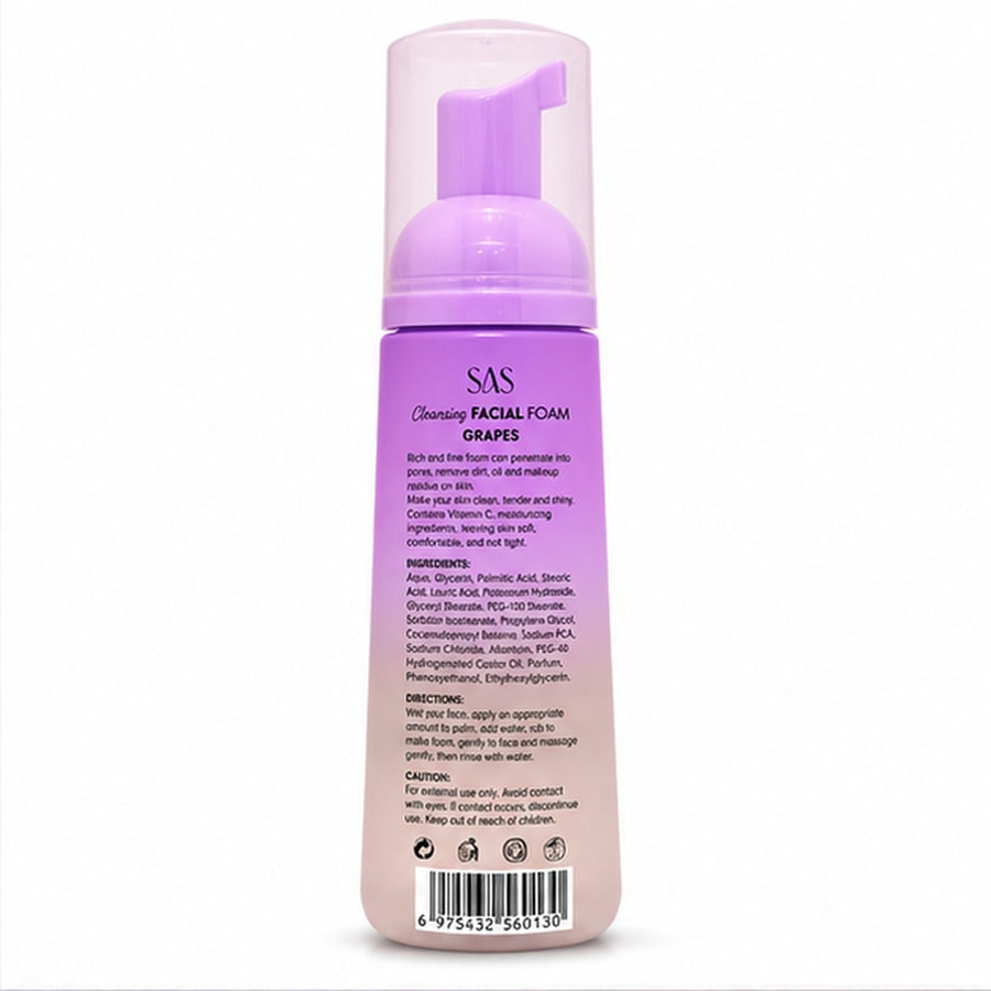 Limpiador Facial De Espuma Burbujas Sas - detalle del producto