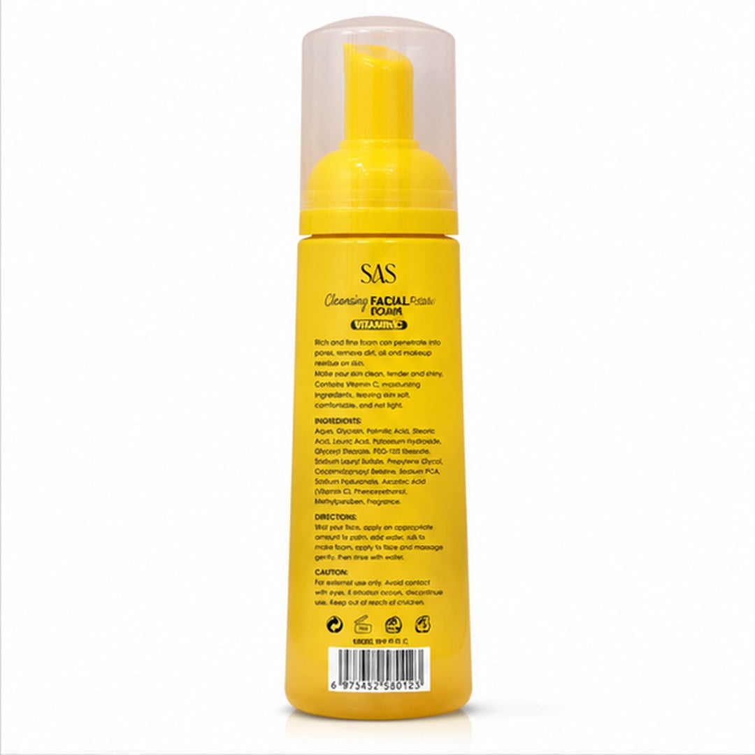 Limpiador Facial De Espuma Burbujas Vitamina C Sas - detalle del producto
