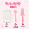 Juego De Platos Y Cubiertos De Cumpleaños 13pcs
