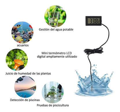 Termómetro Digital Con Sonda -50 - 110 °c + Baterias