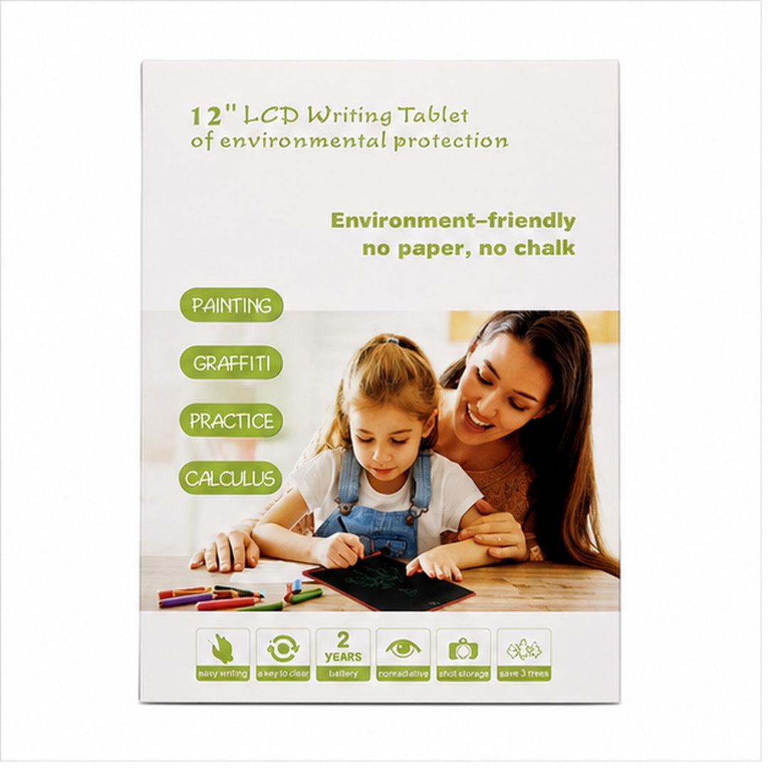 Tablet Pizarra LCD de Escritura 12 Pulgadas Azul