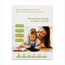 Tablet Pizarra LCD de Escritura 12 Pulgadas Azul