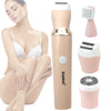 Afeitadora Vello Facial Corporal Recargable 3 En 1 Km-4010