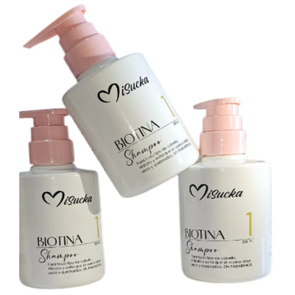 Shampoo Misucka con Biotina de 300 ml