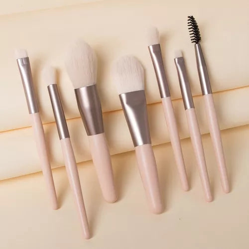 Mini Brochas de Maquillaje juego de 8 piezas Portátil