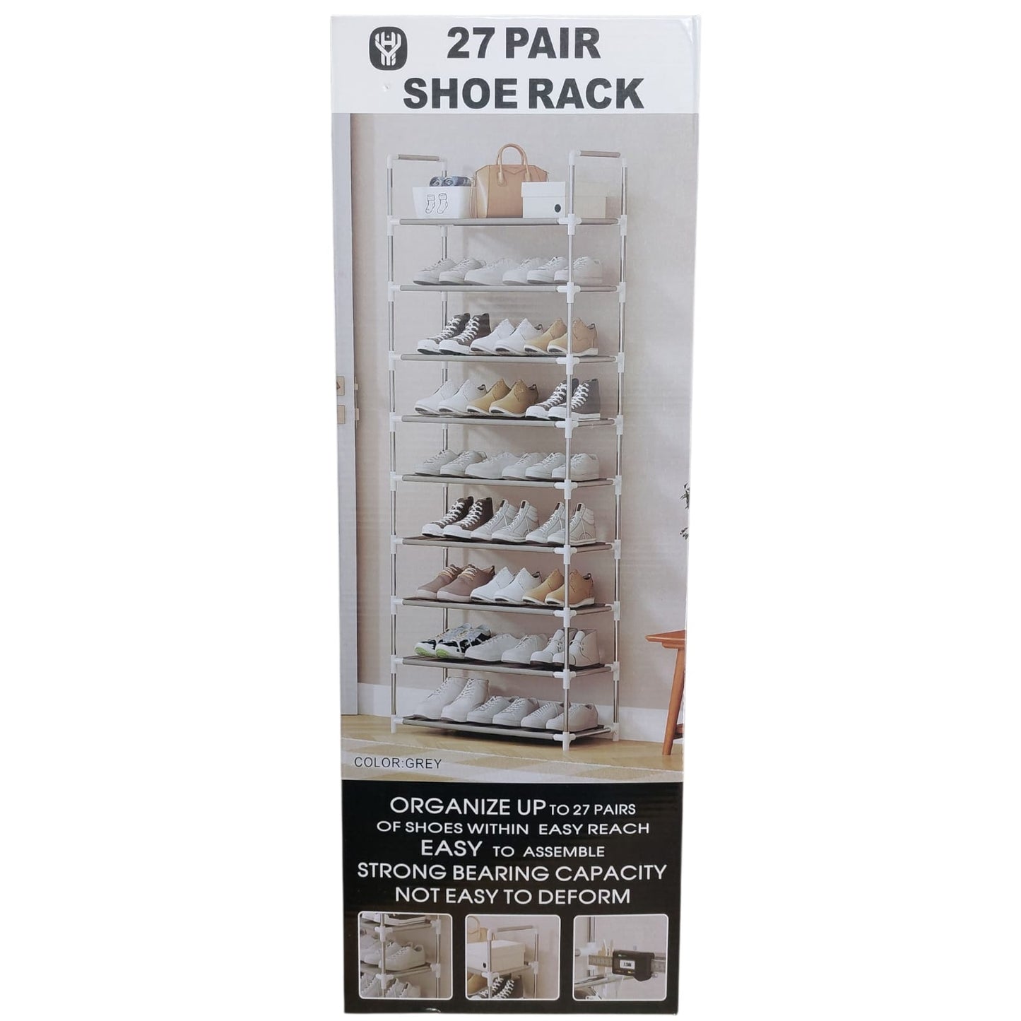 Zapatero Estante Organizador 9 Niveles 27 Pares