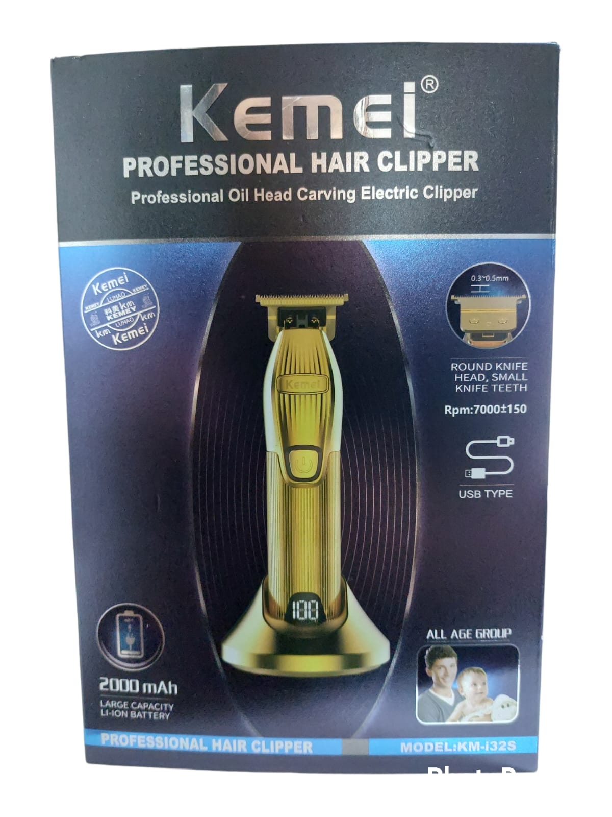 Cortadora de Cabello Profesional Kemei i32S