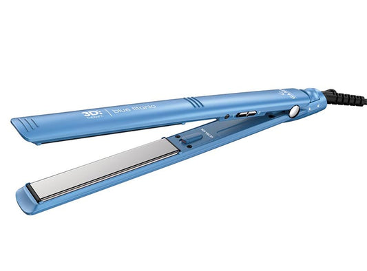 Plancha Alisadora Gama Elegance Blue Titanio 3D Ultra ION