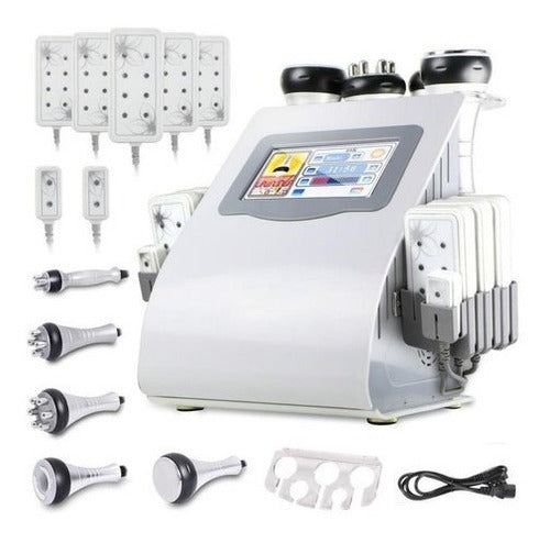 Máquina Cavitación 6 En 1 Radiofrecuencia - Vacío Lipolaser