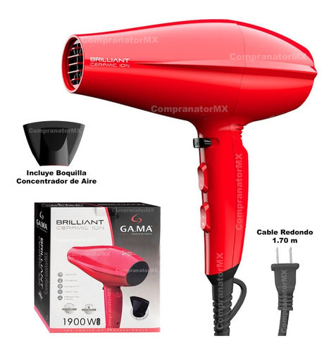 Secador De Pelo Gama Italy Brilliant Ceramic Ion
