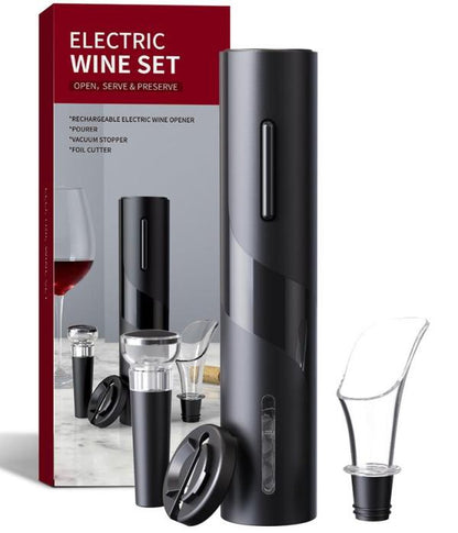 Sacacorchos Automático Recargable Abridor de Botellas de Vino