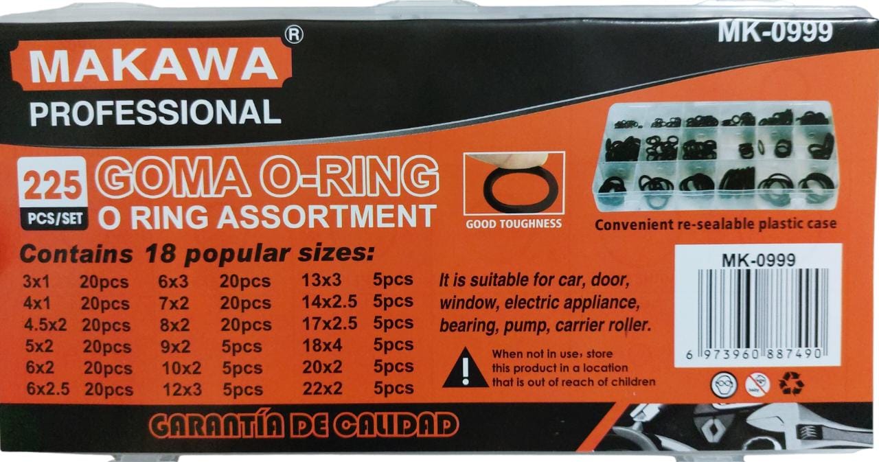 Juego de O-ring De Goma Makawa