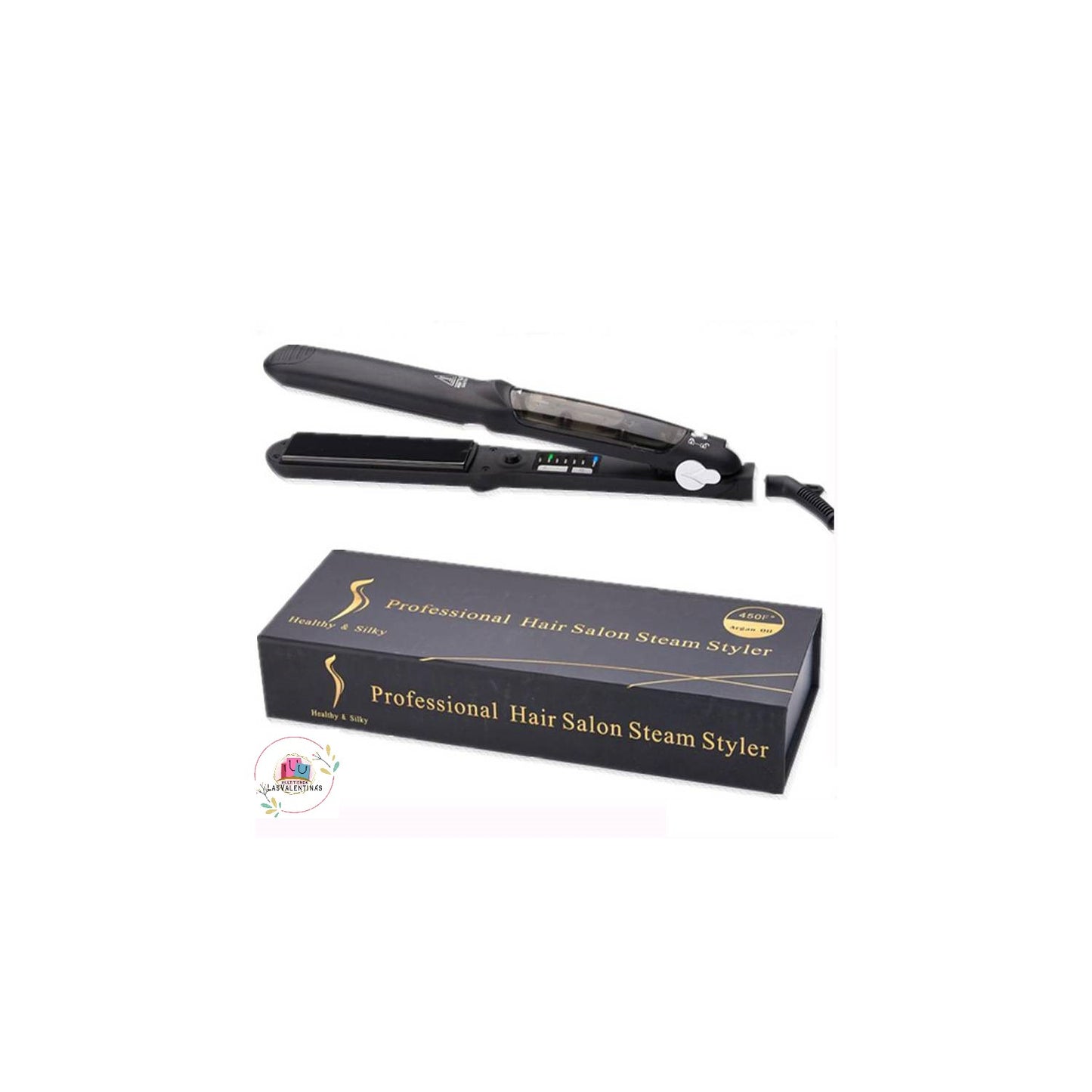 Plancha Para Cabello Alisadora Con Vapor