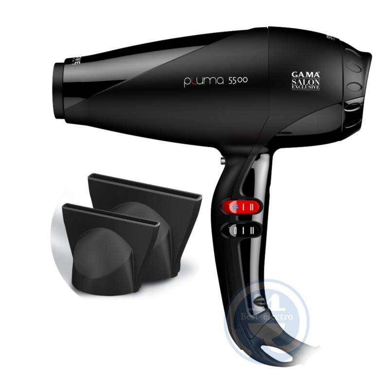 Secador Para Cabello GAMA Salon Exclusive Pluma 4500 Oxy Active negro 220V - 240V